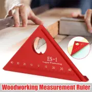 Metric Aluminum Speed Square Triangle Angle Protractor Guide Ruler Woodworking