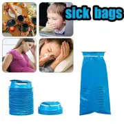 Disposable Vomit Bags Sickness Travel Plane Motion Car Bus Sea Sick Sealable AU