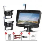 7" HD Wireless Truck Monitor CMOS IR Night Vision Reverse Backup Wifi Camera Car