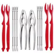 12 Pack Seafood Tools Set Nut Crackers for Crabs Lobsters Leg Crackers