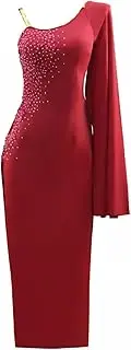[JRUIA] Latin Dance Competition Long Skirt for Women Embroidery Tango Dancewear Cha Cha Salsa Performance Dancing Dresses