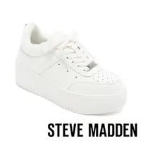 在飛比找momo購物網優惠-【STEVE MADDEN】RAFFI 厚底綁帶休閒小白鞋(