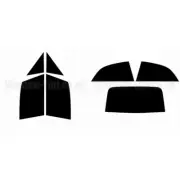 For BMW Z3 Coupe 1999-02 Full Pre Cut Window Tint Kit Front & Rear Tinting Film