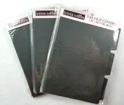 Teresa Collins Black Tab File Covers 5x7 Crafting Mini Books Heavy Chipboard 9Pc