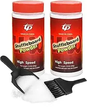 TORPSPORTS Shuffleboard Sand Wax Shuffleboard Powder Shuffleboard Salt with Mini Dustpan Broom Sets