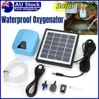 Waterproof Solar Powered Air Pump Oxygenator Aerator Pool Pond Fish Tank Outdoor