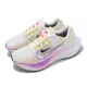 【NIKE 耐吉】慢跑鞋 Wmns Zoom Fly 5 女鞋 白 粉 輕量 ZoomX 回彈 路跑 運動鞋(DM8974-100)