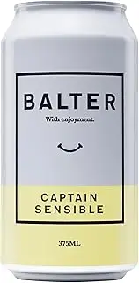 Balter Captain Sensible Ale, Balanced Mid-Strength Beer, Tropical Craft Beer, 3.5% ABV, 375mL (Case of 16 Cans)