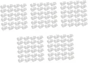 Luxshiny 4sets Sturdy Pet Cage Lock Ball Cage Clip Reptile Latch Compatibility Quick Assembly 40pcs*4