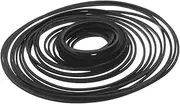 Totority Replacement Cassette Deck Belts Square Cassette Drive Belts for Tape Recorders 90pcs Pack
