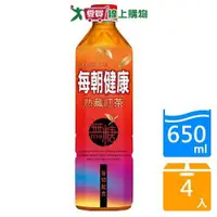 在飛比找ETMall東森購物網優惠-每朝健康無糖紅茶650mlx4入【愛買】