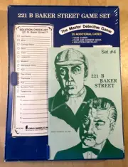 Sherlock Holmes 221 B Baker Street Set #4 Expansion 20 Add. Cases 61-80 NEW!!!