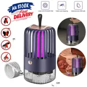 Trap Bug Zapper Mosquito Killer Lamp LED UV Mozzie Insect Catcher Electric Fly