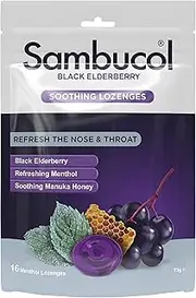 Sambucolbucol Relief The Nose and Throat Soothing Lozenge (Pack of 16)