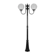 Lisbon Post 2 Lights Up Bracket H2250mm W300mm Black Aluminium - 15741