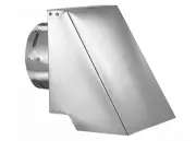 DuraVent 3PVL-HSCS Pellet Stove Vent Horizontal Cap, Square, 3 In. - Quantity 1