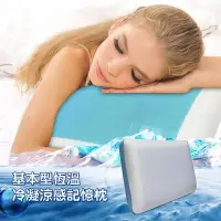 在飛比找Yahoo!奇摩拍賣優惠-【VICTORIA】基本型恆溫冷凝涼感記憶枕(1顆)_TRP