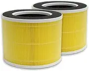 PUREBURG RP-AP088 Replacement Filters Compatible with RENPHO RP-AP088-F1 Fits RP-AP088W RP-AP088B Air Purifiers,2-Pack H13 HEPA Activated Carbon 2-in-1
