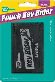 Lucky Line 91401 Large Pouch Key Hider 1 Per Card
