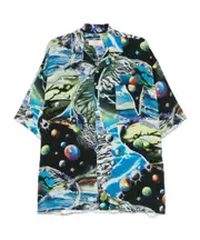 Hawaiian shirt S Sky blue/color