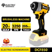 Electric Goddess Brushless Driver Screwdriver Impact Wrench 205N.M Cordless Torq