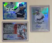 3x 2016 Jesse Puljujarvi Leaf Metal pre-rookie AUTO rookie card LOT