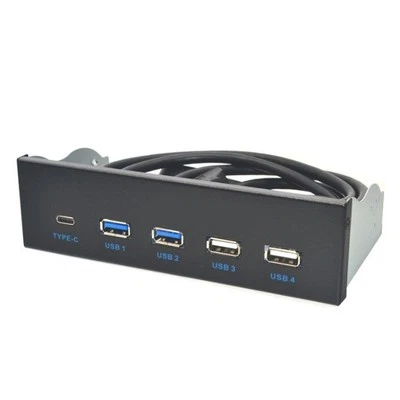 2X(5.25 inch Usb3.1 Gen2 Front Panel Usb Hub 2 Ports Usb3.0+2 Ports Usb23522