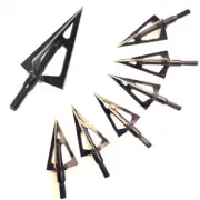 100 Grain Arrowhead Tip Point Surface Treatment Broadhead Arrow Bow