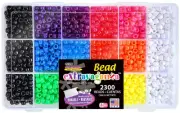 The Beadery 18 Compartment Bead Box-Neon Brights