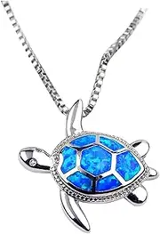 [Alasum] Stylish Turtle Charm Pendant Necklace for Women Creative Ocean Theme Jewelry for Beach Parties and Special Occasions Elegant Sea Animal Neck Chain
