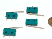 4 Green limit switch long lever normally open or closed Straight Hinge SPDT c3