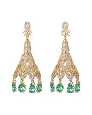 Eye Candy LA The Luxe Collection CZ Bohemian Dangle Earrings