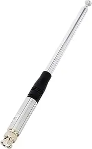 [TWAYRDIO] 27MHz 51inch Retractable Replacement Long CB Radio Antenna - 20W Handheld Radio Telescopic Antenna with BNC Connector Compatible for Midland Cobra Uniden CB Ham Radios