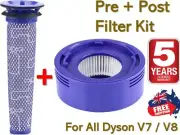 2x Filter Kit Replacement For Dyson V7 V8 Absolute Animal Cordless Vacuum HEPA