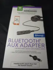 Retrak Bluetooth Aux Adapter iPhone/Android/Ipod/Ipad/MP3 NIB Phone Accessories