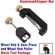 Wheel Hub & Gear Press and Wheel Hub Puller Black Tool Package For HO Slot Car