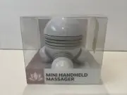 Vivitar Battery Operated Handheld Massager White Spaceship Pressure Activated