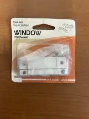 Slide-Co Window Hardware Sash Lock #17755-W White NEW