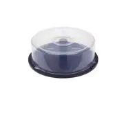 Ten (10) 25 Disc Capacity Empty CD DVD BluRay Storage Cake Box Case Spindle