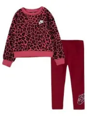 Nike Fleece Crew & Legging Set 16I278-ROM NEW with TAGS