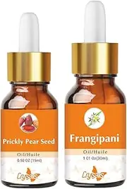 Crysalis Oil Bundle : Prickly Pear Seed (Opuntia Ficus-Indica) (15ml) & Frangipani (Plumeria) (30 ml) -Oil