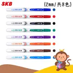 【丹尼猴購物網】SKB WK-26 易手控按動白板筆 (2MM / 圓頭)  無蓋 按壓式 替換式白板筆 另有替換筆芯