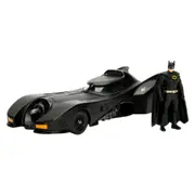 Jada 1:24 Scale Batman 1989 Batmobile With Batman Figure Diecast Model Kit