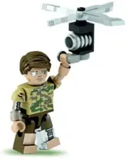 GI Joe Atomic Man Kreo Mini Figure 2013 Cobra Hasbro Fits Lego Bagged Kre-O 50th