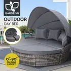Gardeon Outdoor Sun Lounge Setting Patio Furniture Sofa Wicker Garden Rattan Bed