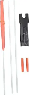 BIUDECO Car Flag Accessories Safety Bike Flag Double-sided Poles for Bicycles Random Color