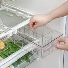 Fridge Drawer Storage Box Kitchen Refrigerator Freezer Slide Organizer Rack