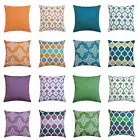 Set of 4 Waterproof Geometry Art Cushion Cover Pillow Case Outdoor Decor 16" 18"