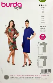 BURDA 6131 SIZES 8 10 12 14 16 18 DRESS *UNCUT/FF