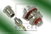 10-32 Female Bulkhead Connector Clamp RG174, RG188, RG316 BM60415
